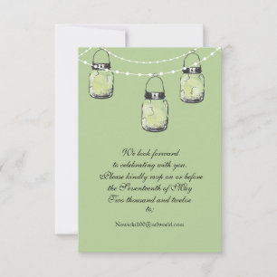 RSVP Mason Jar Wedding