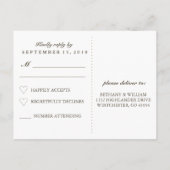 RSVP Matching Briefkaart King Queen Hearts Vegas (Achterkant)