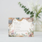RSVP Maximalist  Bloemen Menu Shabby Country (Staand voorkant)