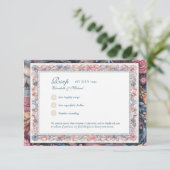 RSVP Maximalist Bloemen Menu Shabby Country (Staand voorkant)