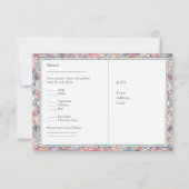 RSVP Maximalist Bloemen Menu Shabby Country (Achterkant)