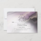 RSVP MEAL CHOICE | Plum Paars Airborstel Marmer (Voorkant)