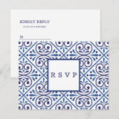 RSVP MEAL CHOICE UITNODIGING BRIEFKAART (Voorkant / Achterkant)