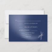 RSVP Menu Royal Blue Full Moon Dragonfly Pond (Achterkant)