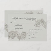 RSVP met 3 Entrée Keuzes //  Geïnspireerd (Voorkant / Achterkant)