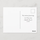 RSVP met 'A Cairo Bazaar' schilderij Briefkaart (Achterkant)