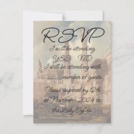 RSVP met 'A Cairo Bazaar' schilderij Briefkaart