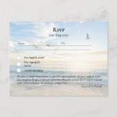 RSVP met de Kustbank van de Bestemming van de Sjab Briefkaart (Voorkant)