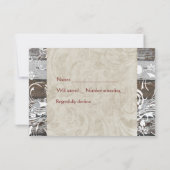 RSVP met enveloppen Kaartje (Achterkant)