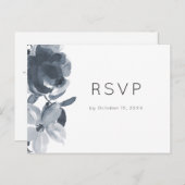 RSVP met maaltijdkeuze Uitnodiging Briefkaart (Voorkant / Achterkant)