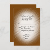 RSVP met menu selecteren (Voorkant / Achterkant)