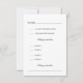 RSVP met menulampjes (Voorkant)