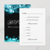 RSVP met menulampjes Kaartje (Voorkant / Achterkant)