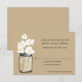 RSVP - Metselwerkpot gevuld met Witte Margrieten (Voorkant / Achterkant)