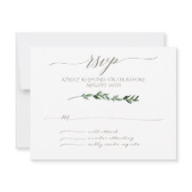 RSVP Minimalistisch modern, modern Leaf laat Art T