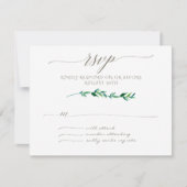 RSVP Minimalistisch modern, modern Leaf laat Art T (Voorkant)