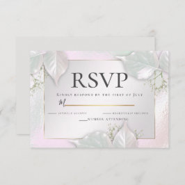 RSVP | Misty Pink Pearl Shimmer Kaart