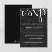 RSVP | Mod Pen-alkbord Kaartje (Voorkant / Achterkant)