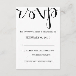 RSVP   Mod Pen Kaartje