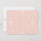 RSVP MODERN Chic brede strepen met vintage rozen (Achterkant)