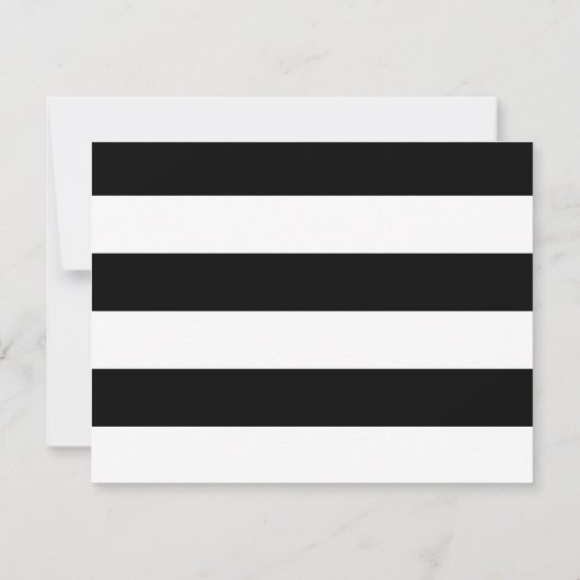 RSVP MODERN Chic Wide Stripes met  Rozen (Achterkant)