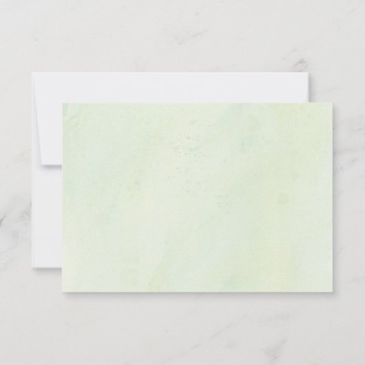 RSVP Modern Eenvoudige Waterverf Desert Cactus Blo (Achterkant)