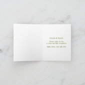 RSVP Modern Elegance note Kaart (Binnen)