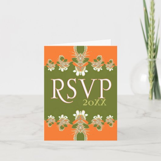 RSVP Modern Elegance note Kaart (Voorkant)