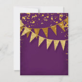 RSVP Modern Pennant Banner w Glitter Confetti (Achterkant)