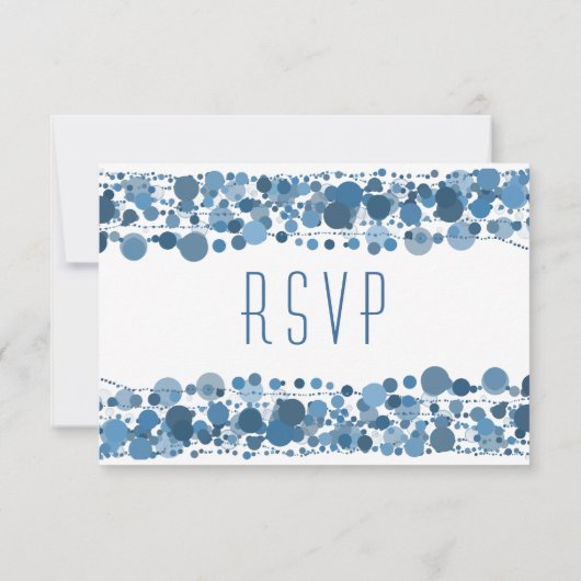 RSVP Modern Stippen Blue (Achterkant)