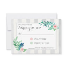 RSVP Modern Stripes & Boheemse Waterverf Bloemen