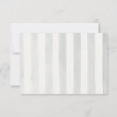 RSVP Modern Stripes & Boheemse Waterverf Bloemen (Achterkant)