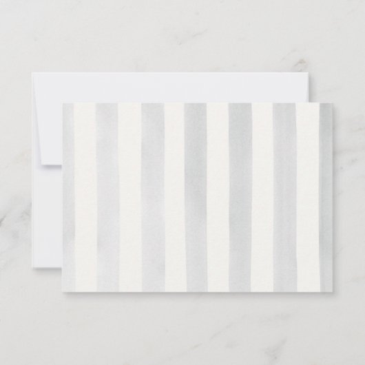 RSVP Modern Stripes & Boheemse Waterverf Bloemen (Achterkant)