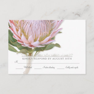 RSVP Moderne Floral Elegant Simple Protea Flower