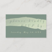 RSVP Moderne Kaart Blauwgroen behuizing (Voorkant)