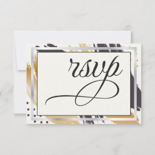RSVP   Moderne verflagen en typografie Kaartje
