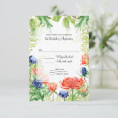 RSVP Moderne Waterverf Herfst Sinaasappel Mum n Th (Staand voorkant)