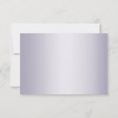 RSVP | Monogram Violet Silver Shimmer Stripes (Achterkant)