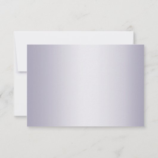 RSVP | Monogram Violet Silver Shimmer Stripes (Achterkant)