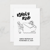 RSVP Mooie Koppel Illustratie (Voorkant / Achterkant)