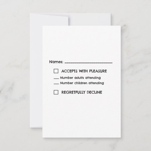 RSVP Mooie Koppel Illustratie (Achterkant)