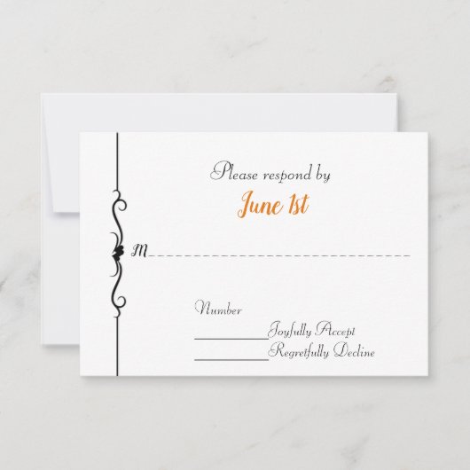 RSVP motorfiets- en hartenweddenschap Kaart (Voorkant)