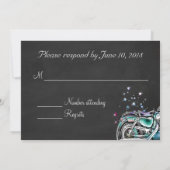 RSVP motorfietsen met Mason Jar Kaart (Achterkant)