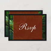 RSVP naar kerstfeest, luxe pine (Voorkant / Achterkant)