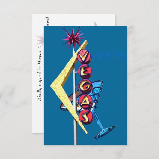 RSVP Neon Las Vegas (Voorkant / Achterkant)