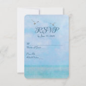 RSVP-oceaanvenster met zeegarens Kaart (Achterkant)