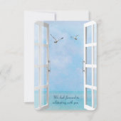 RSVP-oceaanvenster met zeegarens Kaart (Voorkant)