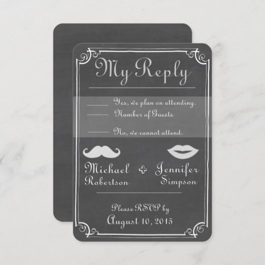 RSVP Old Fashioned (Voorkant / Achterkant)