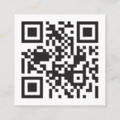 RSVP online binden op website met QR-code Informatiekaartje (Achterkant)