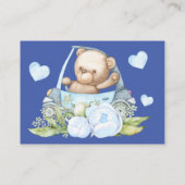 RSVP Online Teddy Bear Baby Baby shower Informatiekaartje (Achterkant)